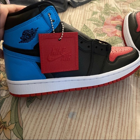 jordan 1 nc to chi leather